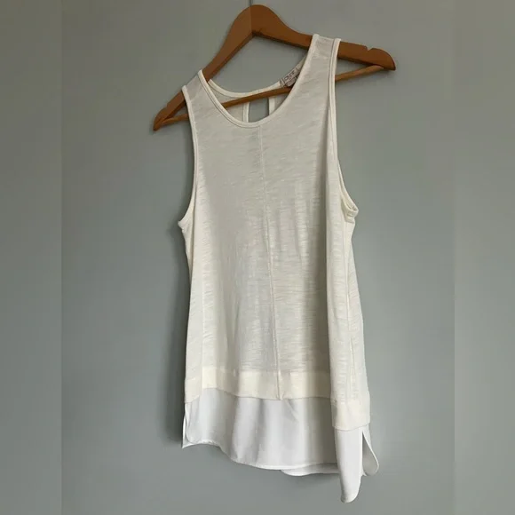 J CREW Off White Tunic Tank Blouse Size S - Picture 5 of 11